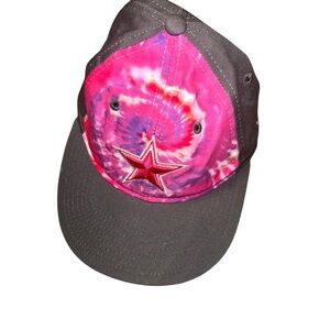 New Era Kids youth nfl Dallas cowboys pink tie dye adjustable hat cap
